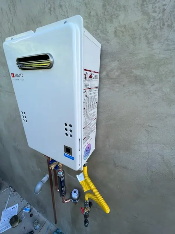 Tankless water heater installation for Willow Hills homes