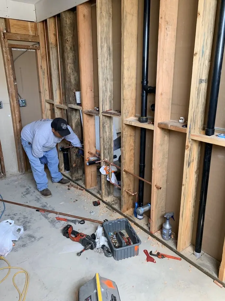 Commercial rough-in plumbing for Gas Line Repair in Willow Hills